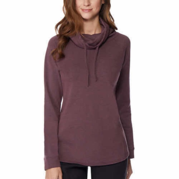 32 Degrees Tops - Women's Funnel Neck Long Sleeve Top Pullover